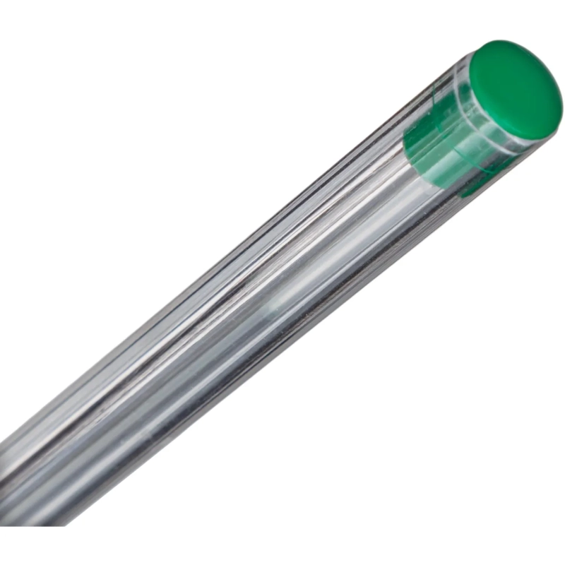 Ручка шариковая неавтомат. зеленый 0,7 мм,проз корпус