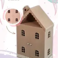 Домик для кукол &laquo;Вероника&raquo;, без мебели. неокрашенный