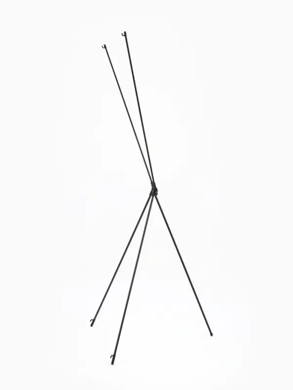 Стойка-стенд рекламный "Паук" для баннера 80х180 см, цвет чёрный