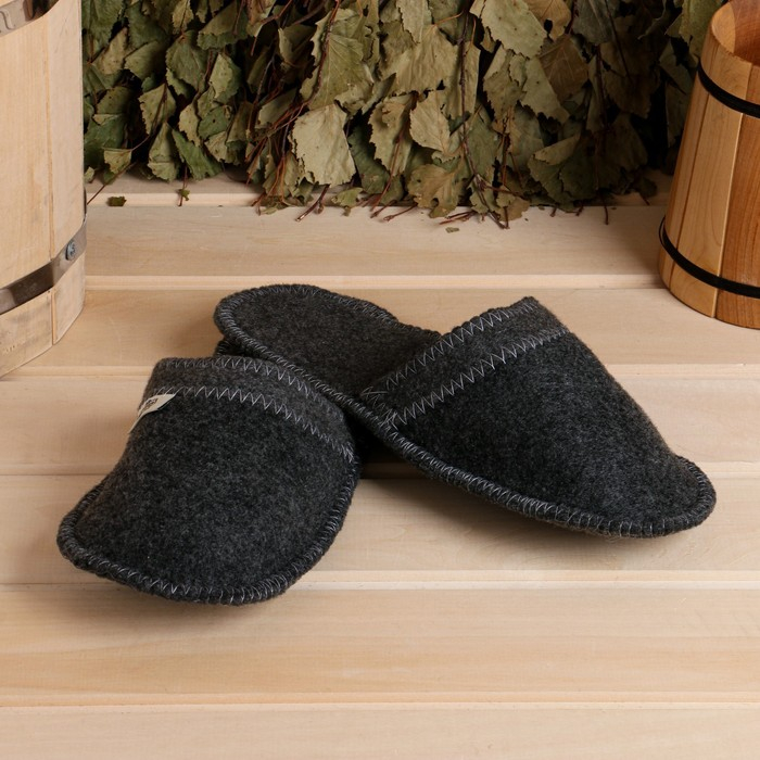 Набор банный  Набор банный "Мужской" портфель 5 предметов, серый, с вышивкой