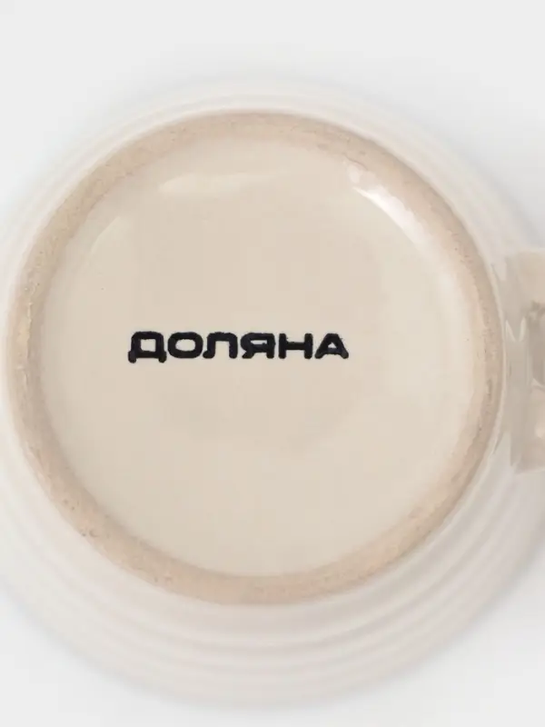 Кружка Доляна &laquo;Ноель&raquo;, 280 мл, керамика, бежевая