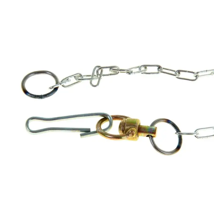 Цепь для привязи собак, 3 м, калибр 2&times;9 мм, белая