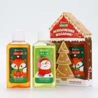 Подарочный набор косметики «Исполнения желаний», гель для душа 2 шт х 100 мл, URAL LAB Подарочный набор косметики «Исполнения желаний», гель для душа 2 шт х 100 мл, URAL LAB