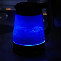 Чайник электрический стеклянный с подсветкой КТ-6710 - 1,7 л