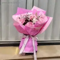 Пленка матовая для цветов «Новости Love», бургунди/вишня, 60×60 см