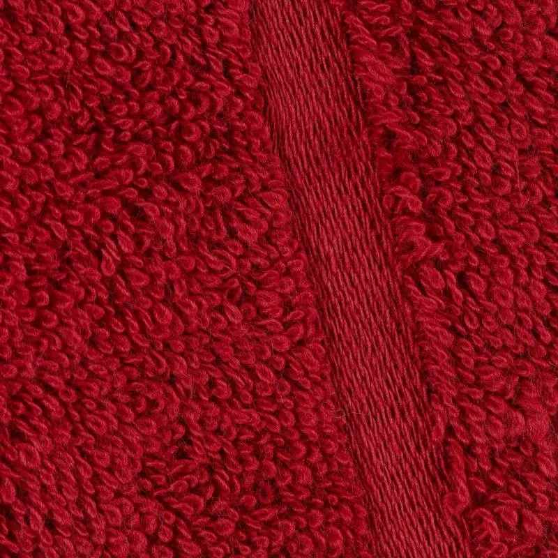 Полотенце махровое Luscan/бордюр 450г/м2, 70х140, бордо