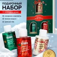 Гель для душа Winter magic stories, набор 3 шт. &times; 100 мл, URAL LAB
