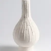 Ваза «Кристилис», 22×10.5 см, керамика, белая