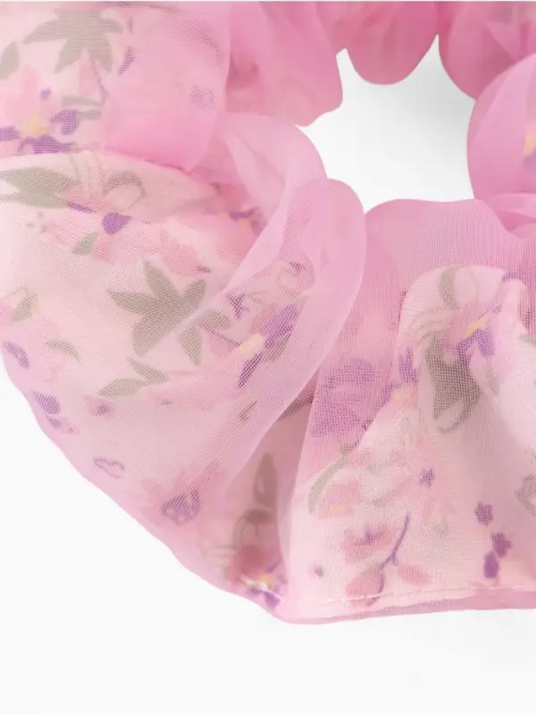 Резинка для волос &laquo;Цветы&raquo; розовая, Холодное сердце