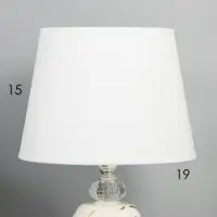 Лампа настольная RISALUX &laquo;Дух&raquo;, Е14, 40 Вт, белая, 20&times;20&times;34 см