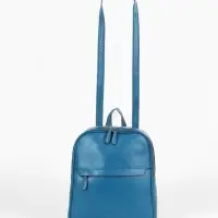 Рюкзак-сумка женский на молнии, с карманами, размер 27&times;9.5&times;32 см, синий