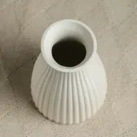 Ваза для цветов &laquo;Ингер&raquo;, 18&times;11 см, керамика, белая