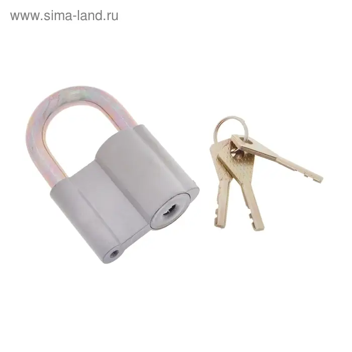 Замок навесной, 52&times;80 мм, 3 ключа