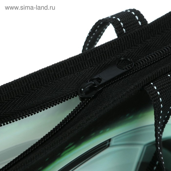 Папка с ручками А4, 335 х 235 х 55 мм, пластиковая, ручки-тесьма, Calligrata  Папка с ручками А4, 335 х 235 х 55 мм, пластиковая, ручки-тесьма, Calligrata "Мяч"