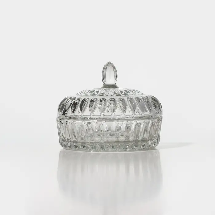 Сахарница стеклянная ZARRIN, 300 мл, d=13 см, h=11 см Сахарница стеклянная ZARRIN, 300 мл, d=13 см, h=11 см