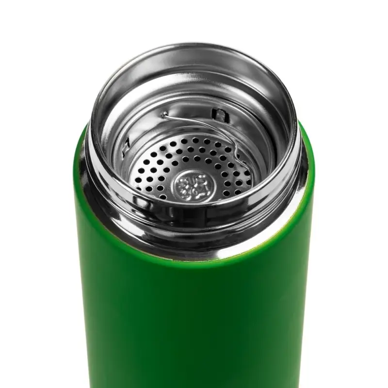 Термос с ситечком Percola, зеленый Термос с ситечком Percola, зеленый