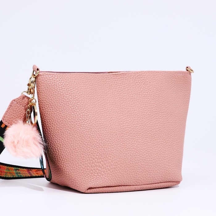 Сумка кросс-боди на молнии, цвет розовый Сумка кросс-боди на молнии, цвет розовый
