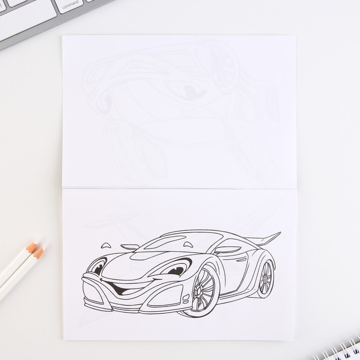 Блокнот-раскраска, трафарет, цветные мелки, линейка «23 февраля: Для будущего защитника» Блокнот-раскраска, трафарет, цветные мелки, линейка «23 февраля: Для будущего защитника»