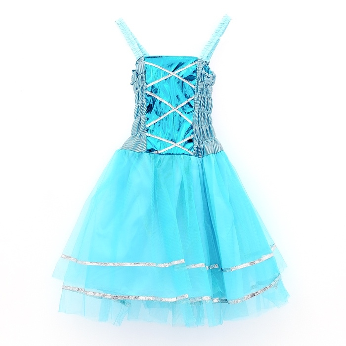 Карнавальный костюм  Карнавальный костюм "Милая Мальвина" рост 104-134 см, платье, перчатки, гольфы, ободок