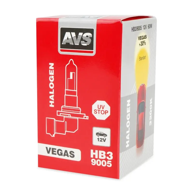 Галогенная лампа AVS Vegas HB3/9005.12V.65W.1шт.