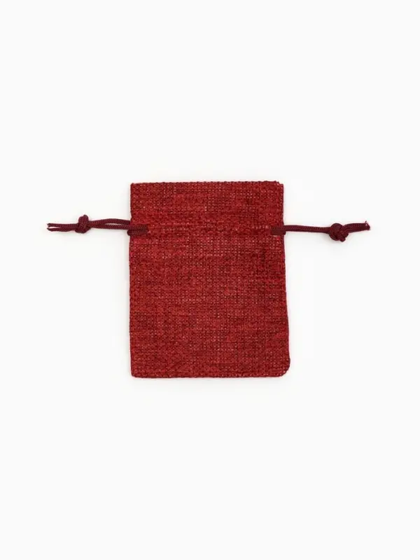 Мешочек подарочный «Льняной» 7×9, бордовый Мешочек подарочный «Льняной» 7×9, бордовый