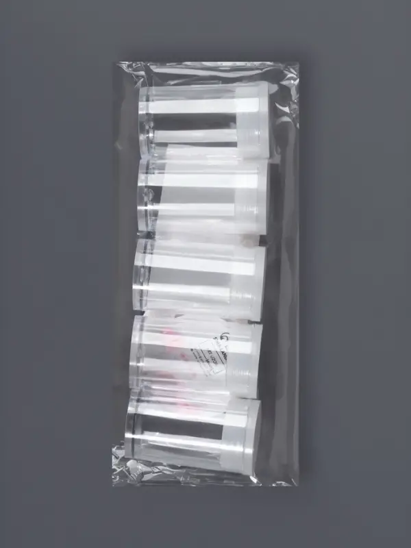 Набор баночек для мелочей, d=2.2×3.8 см, 5 шт., прозрачный