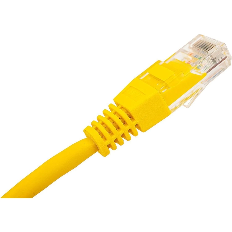 Патч-корд TWT TWT-45-45-0.15-YL UTP кат.5e, 0.15 м, желтый