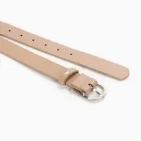 Ремень женский, 1 прокол, металл пряжка, 2.8&times;105 см, бежевый