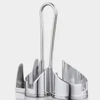 Набор для специй Доляна &laquo;Стиль&raquo;, 3 предмета: сахарница с ложкой 80 мл, солонка и перечница 50 мл, подставка-салфетница, стекло, прозрачный