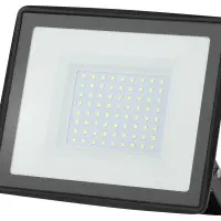 Прожектор светодиодный ДО-100 Вт 6500К 8000 Лм IP65 черный 100w холодный 200-240В LPR-023-0-65K-100