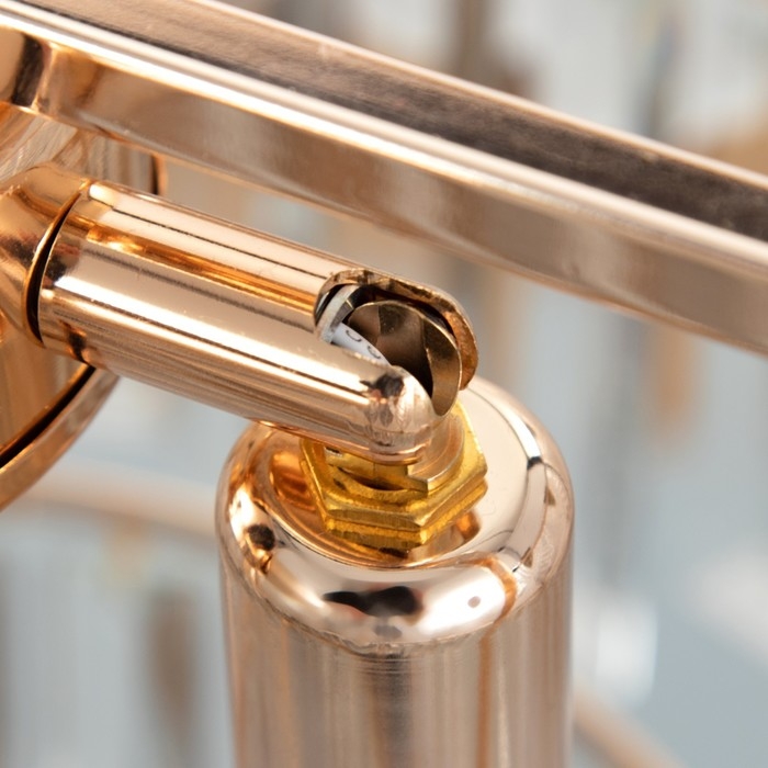 Люстра Люстра "Молси" 6хЕ14 золото 50х50х28 см BayerLux