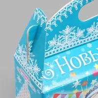 Подарочная коробка новогодняя &laquo;Волшебные подарки&raquo; 330&times;235&times;80, для сладких подарков