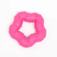 Жевательная игрушка для собак &laquo;Пленительная звезда&raquo;, 7 см, TPR, розовая