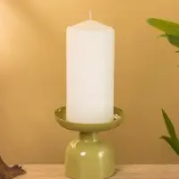 Подсвечник на 1 свечу "Олива" глянцевый 10х10х9 см