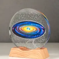 Сувенир стекло свет "Диск. Млечный путь" 5хLED d=10 см, USB, цветной 10х4х11,4 см Сувенир стекло свет "Диск. Млечный путь" 5хLED d=10 см, USB, цветной 10х4х11,4 см