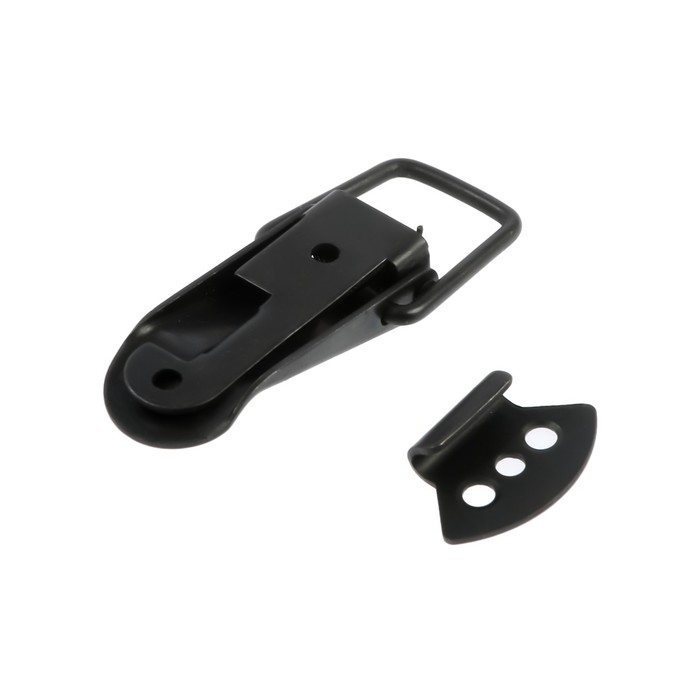 Замок-защелка на ящик, 5,5 см, железный, цвет черный, с проушиной, 4 шт TMP Замок-защелка на ящик, 5,5 см, железный, цвет черный, с проушиной, 4 шт TMP