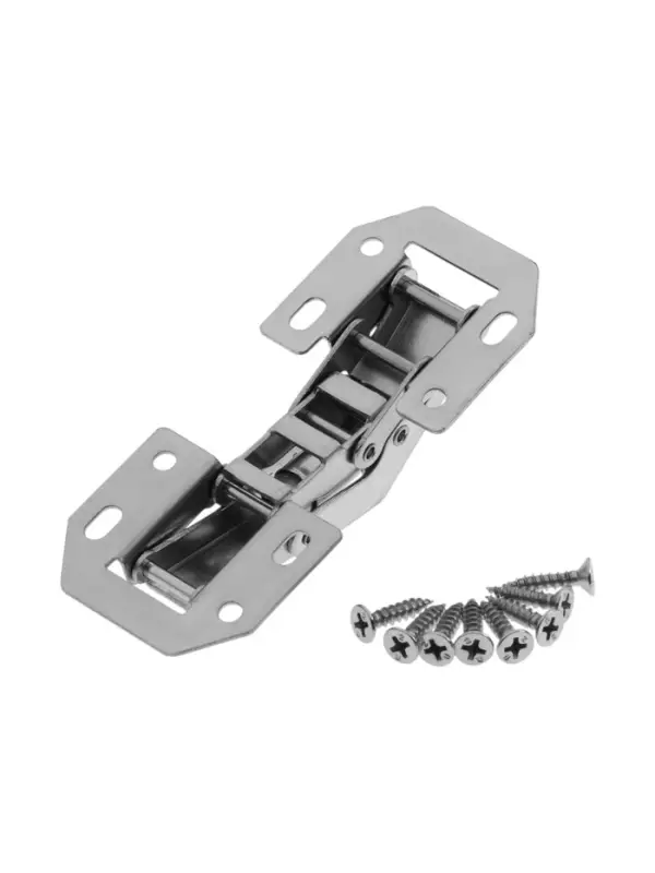 Петля мебельная ТУНДРА, накладная, универсальная, без врезки, набор 8 шт