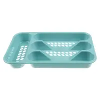 Лоток для столовых приборов тм VETTA Кантри, 4 секции, 33х19,5х4,5см, пластик