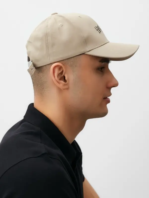 Бейсболка с надписями MINAKU, бежевая, размер 56-58