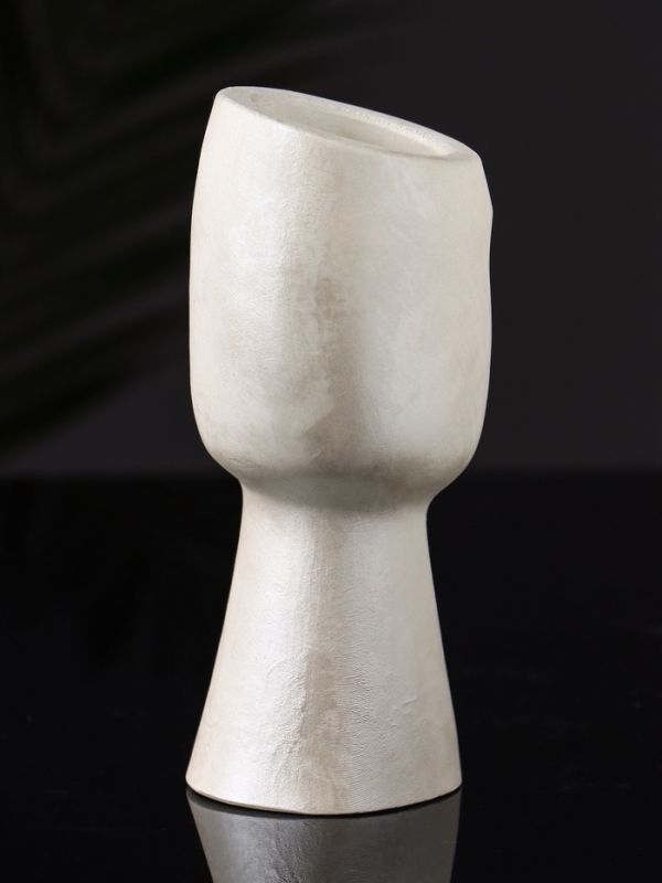 Фигурное кашпо "Венера" 14х6 см, белый