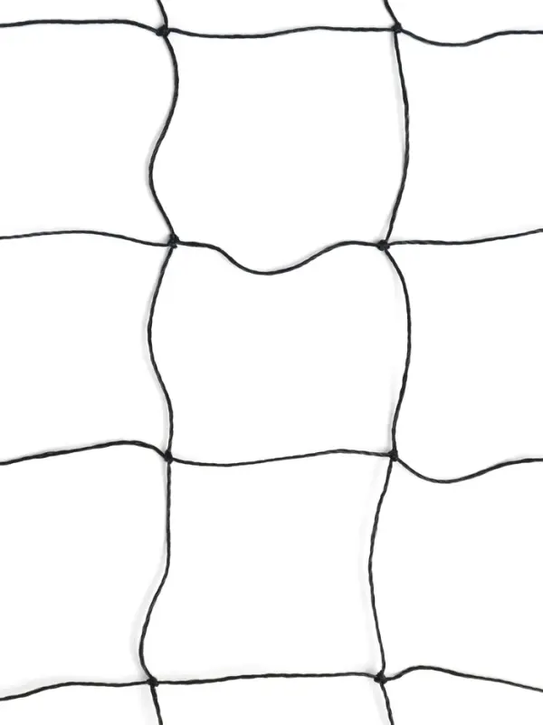 Сетка волейбольная ONLYTOP с тросом, ячейка 10&times;10, нить 1.8 мм, кант сверху