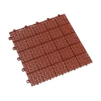 Универсальное покрытие для садовых дорожек ERFOLG H&G, 33&times;33 см, набор 9 шт., цвет терракот