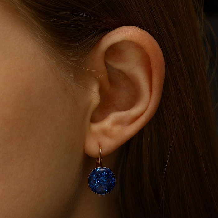 Серьги со стразами «Конфетти» вспышка, цвет МИКС