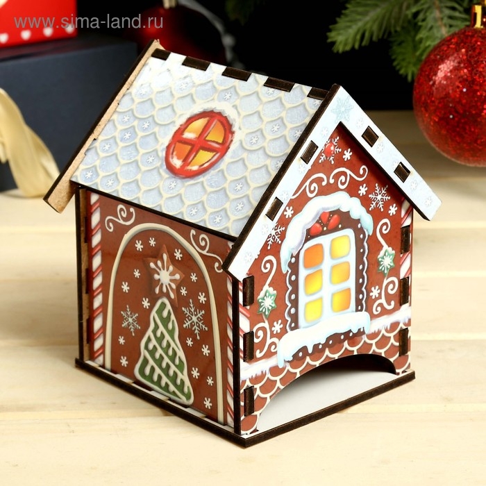 Чайный домик  Чайный домик "Пряничный домик" 10,5х9,5х12 см
