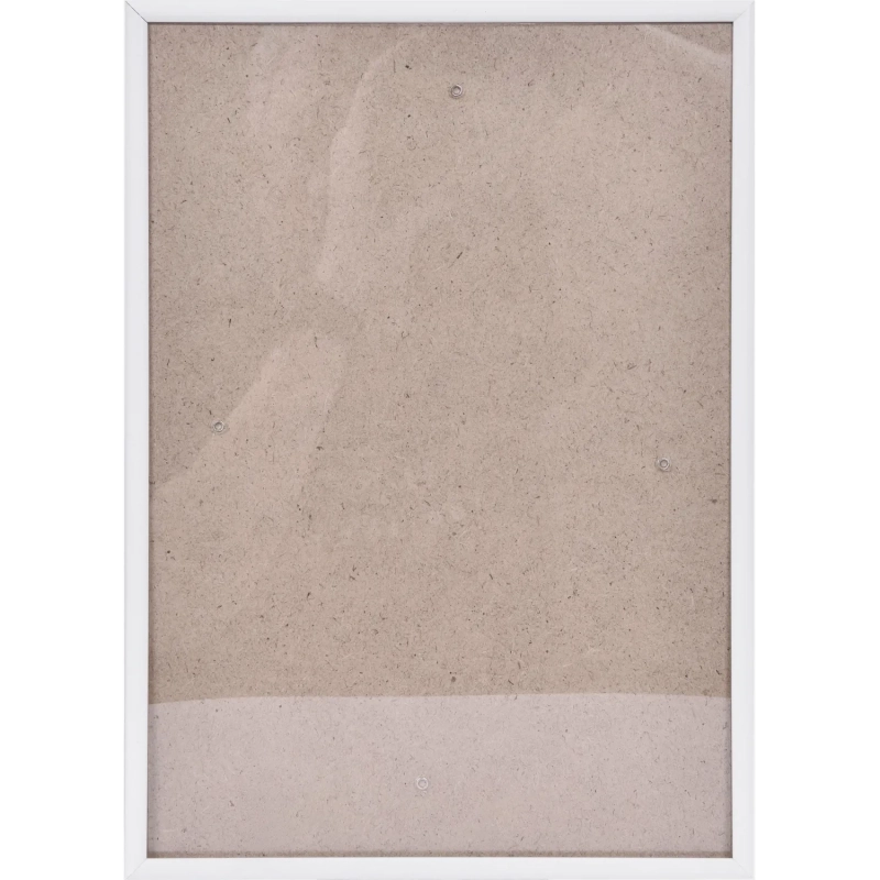 Рамка 210х297, белая, алюминевая.,  ПЭТ стекло, 2019_04_91_345
