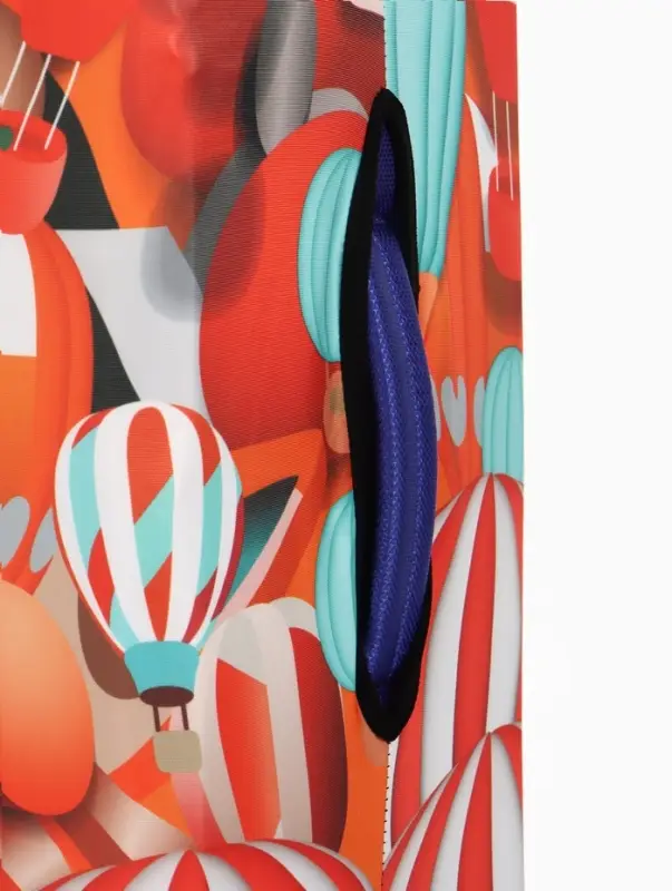 Чехол для чемодана &laquo;Воздушные шары&raquo;, 20", разноцветный