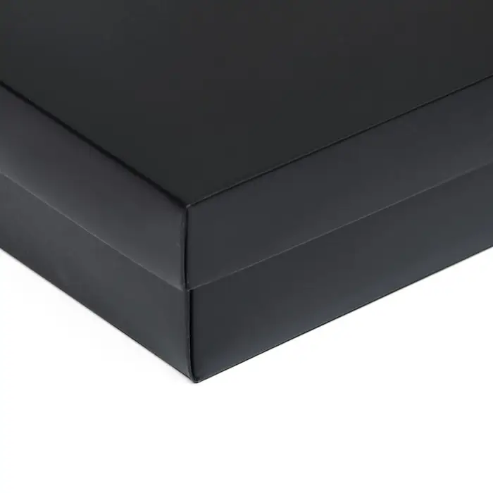 Коробка подарочная складная, упаковка, крышка-дно, чёрная , 16,5 х 12,5 х 5,2 см