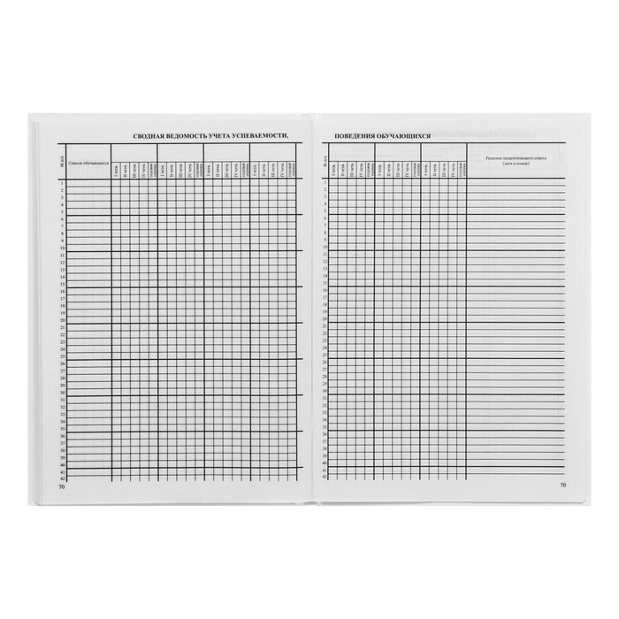 Классный журнал для 1-4 классов А4, 96 листов, твёрдая обложка, белый блок Классный журнал для 1-4 классов А4, 96 листов, твёрдая обложка, белый блок