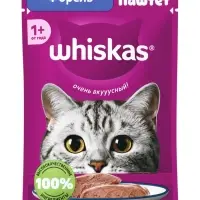 Влажный корм для кошек Whiskas Meaty, форель, паштет, 28&times;1, 75 г