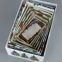 Набор подарочных новогодних коробок 10 в 1 &laquo;Новогодняя почта&raquo;, 30&times;19&times;11.5 - 12&times;6.5&times;4 см